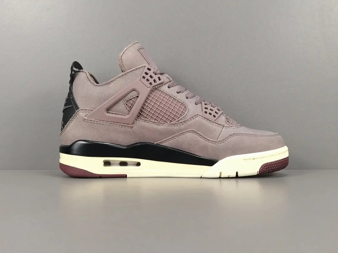 Jordan 4 A Ma Maniére Violet Ore purple grey premium leather retro sneakers unisex
