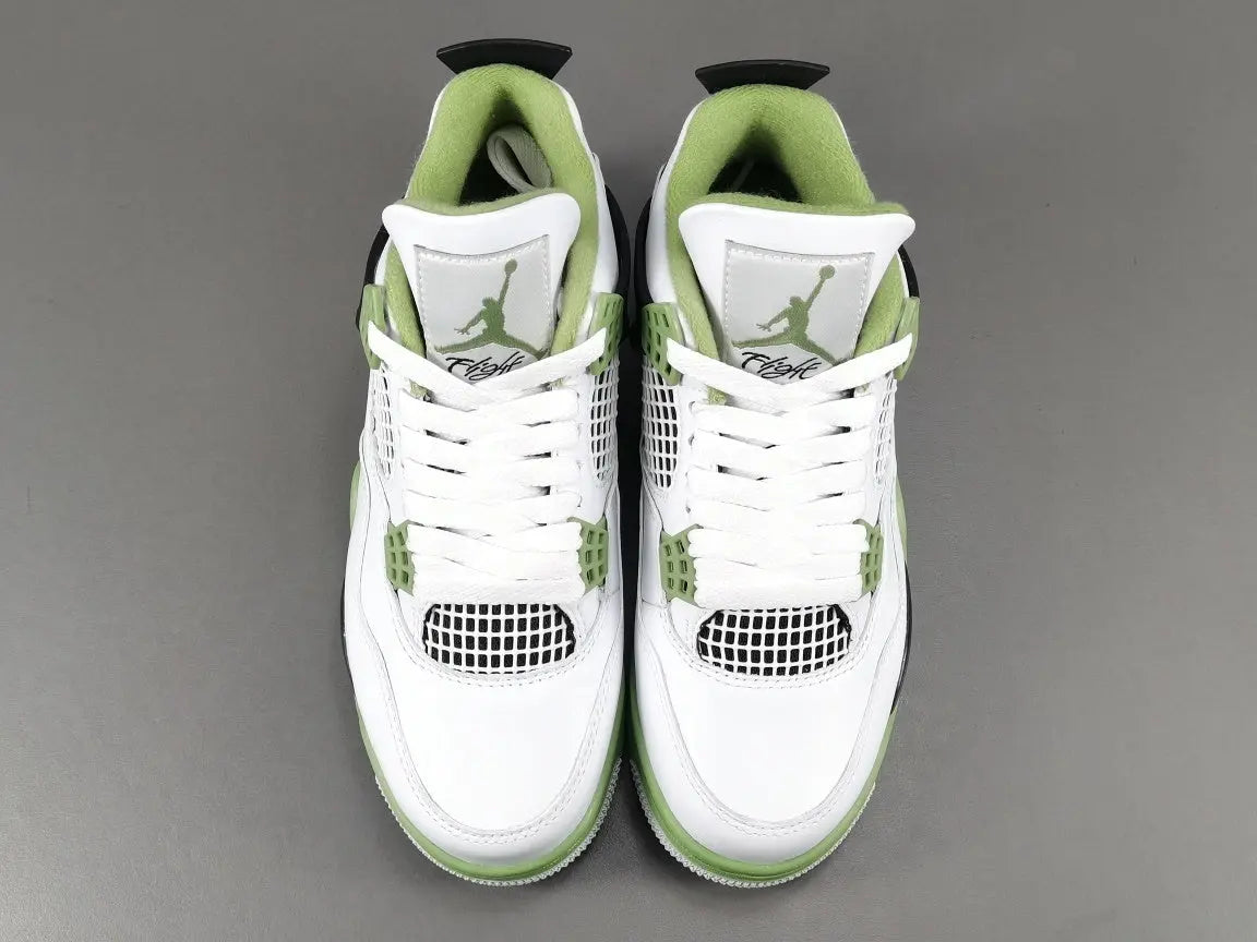 Jordan 4 Seafoam white green leather retro limited edition sneakers unisex premium
