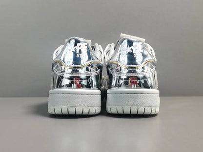 BAPE SK8 STA sneakers Hajime Sorayama collaboration metallic futuristic streetwear shoes