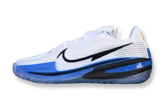 Nike Air Zoom GT Cut White Photo Blue basketball shoes with Zoom Air cushioning