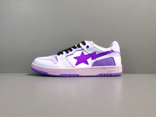 BAPE SK8 STA sneakers purple streetwear premium casual stylish shoes