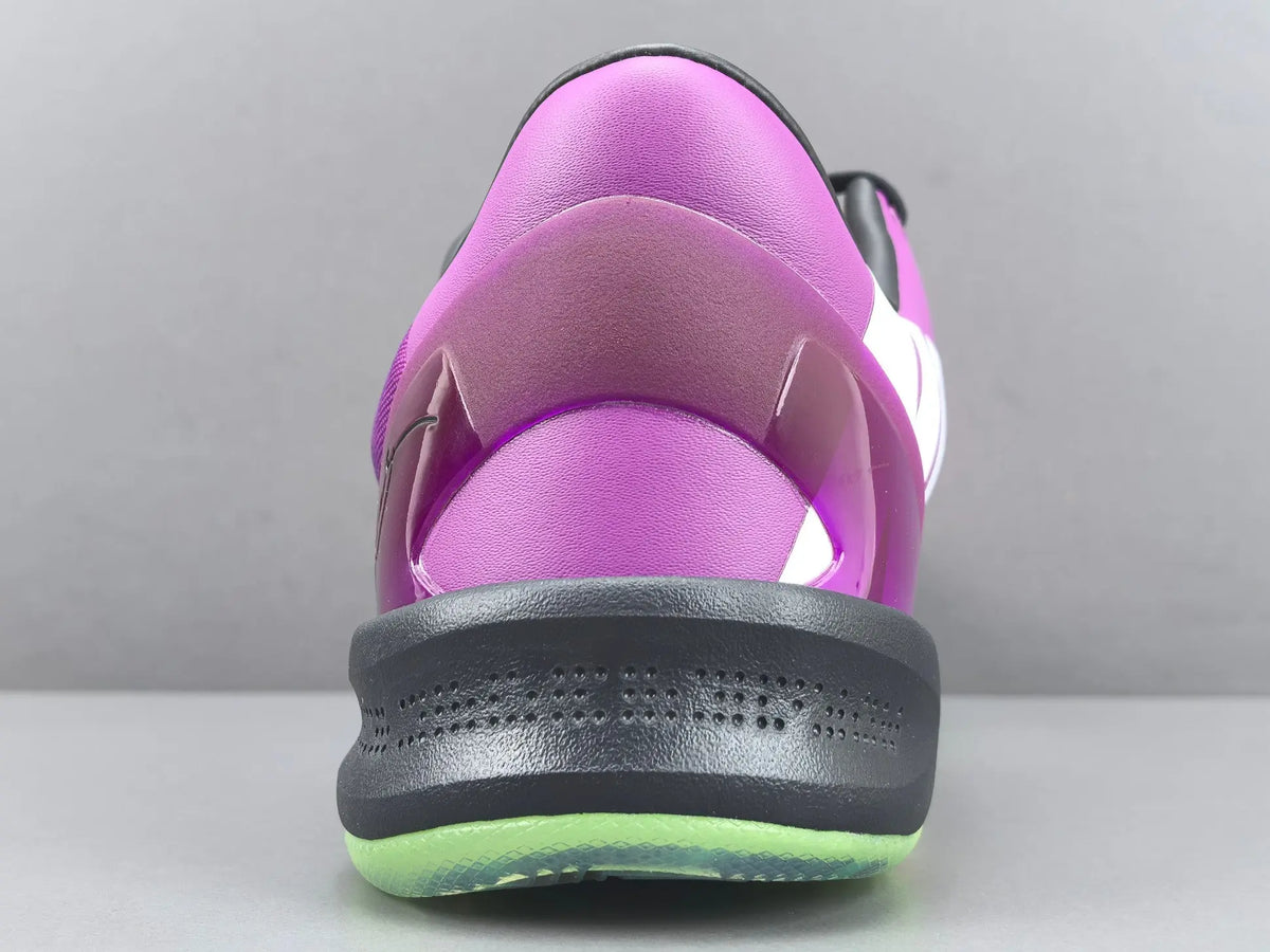 Nike Kobe 8 Protro Mambacurial heel counter with translucent detail and Kobe signature branding