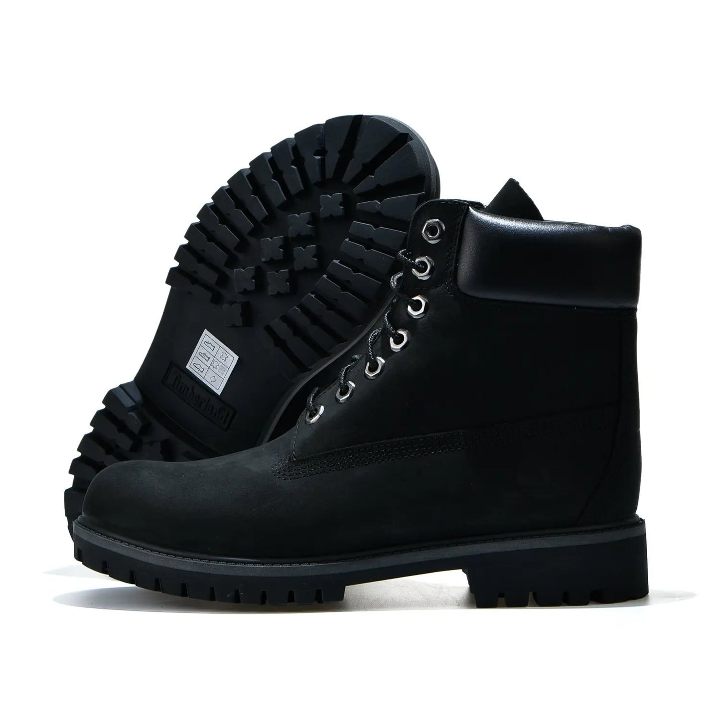 Timberland 6 inch premium waterproof black leather boot for men durable winter
