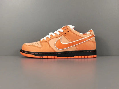 Concepts x Nike SB Dunk Orange Lobster limited edition skate shoe profile