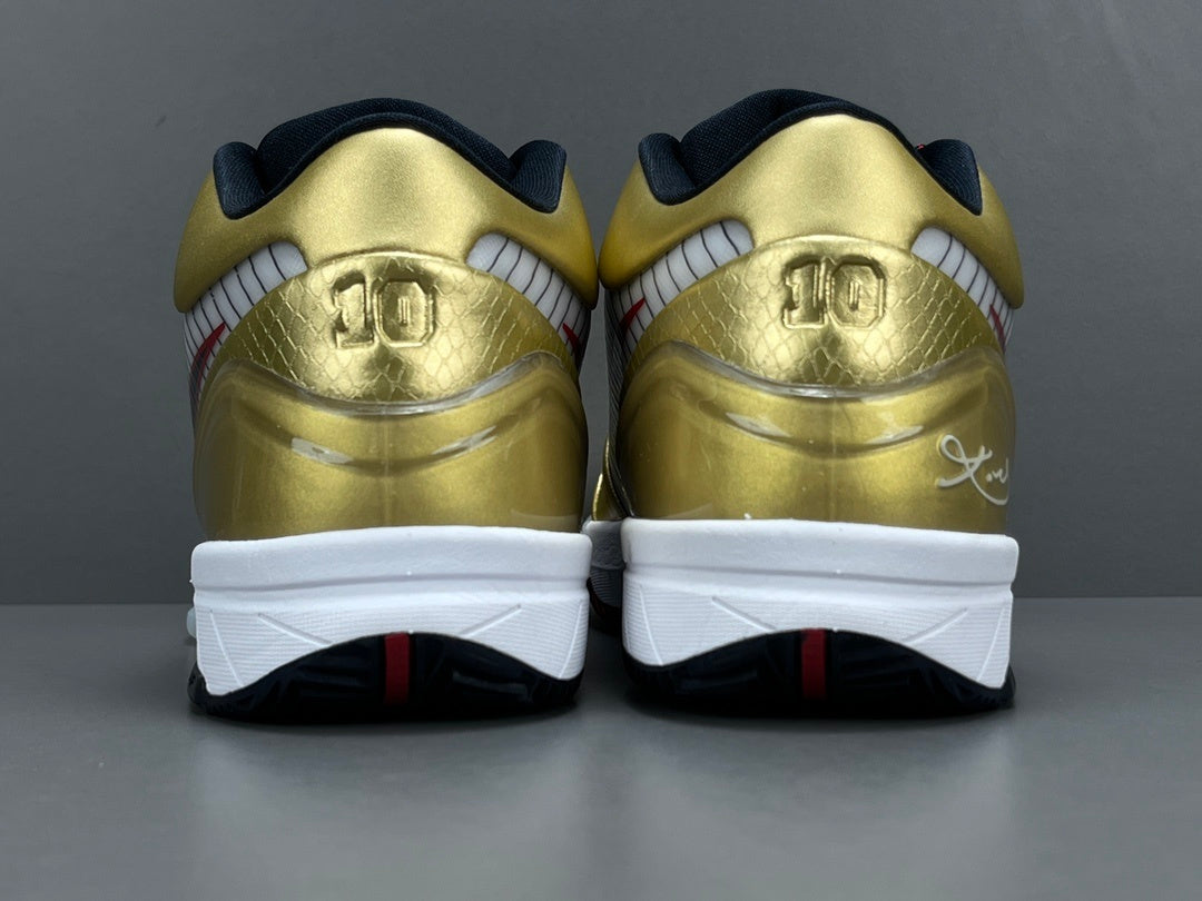 NIKE Kobe 4 Protro Gold Medal basketball sneaker, low-top, premium design