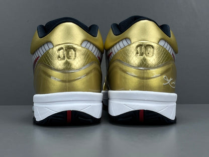 NIKE Kobe 4 Protro Gold Medal basketball sneaker, low-top, premium design