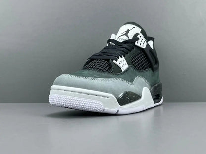 Air Jordan 4 Fear sneakers side view dark retro basketball shoes iconic design