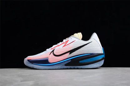 Nike Air Zoom GT Cut White Black Laser Blue performance basketball sneakers lightweight low profile design