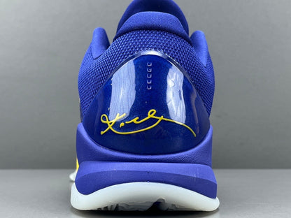 Nike Kobe 5 Protro x 5 Rings basketball shoes with championship-inspired design
