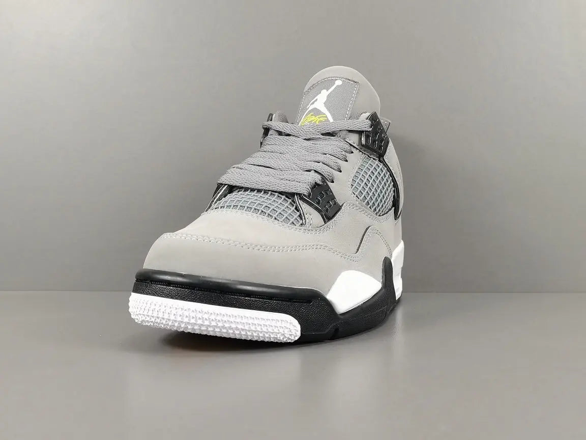 Jordan 4 Cool Grey grey white leather retro sneakers unisex premium
