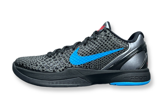 Nike Kobe 6 Protro Dark Knight basketball shoes sleek black inspired design
