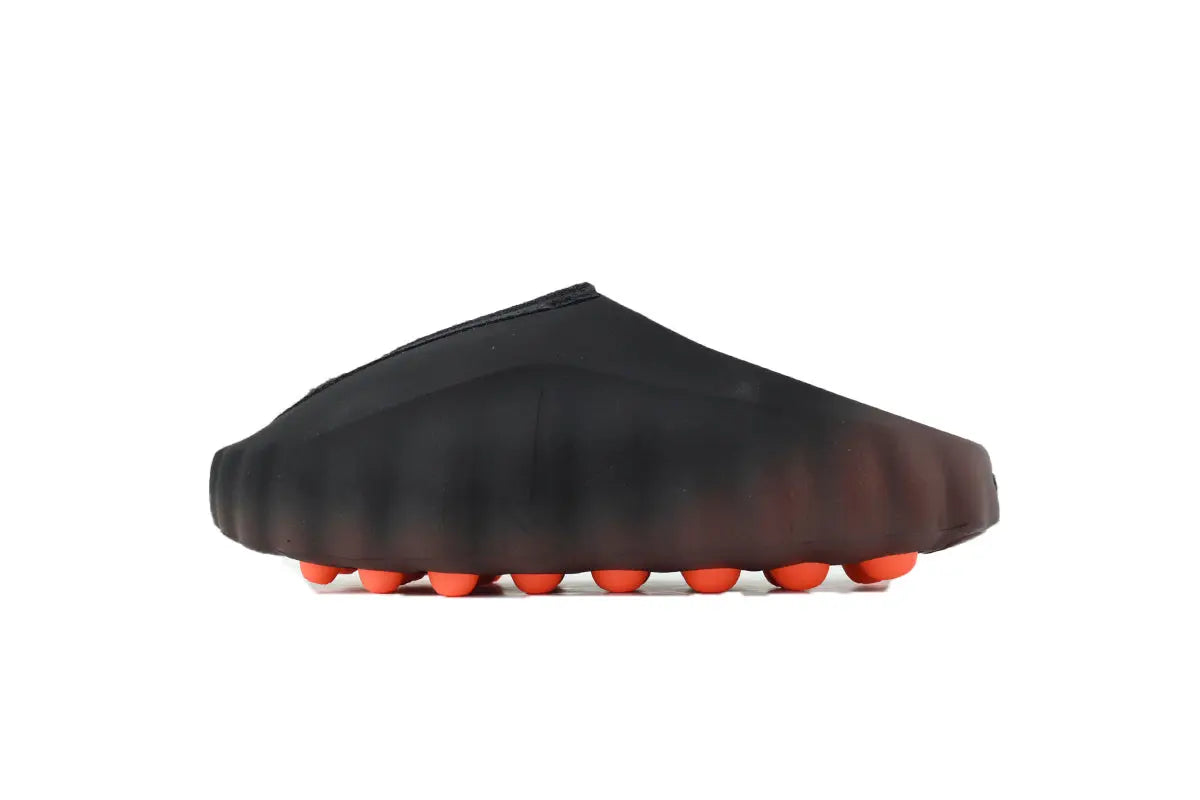 Nike Mind 001 FlyKnit Slide Bronze Eclipse Total Orange side profile men's recovery sandal