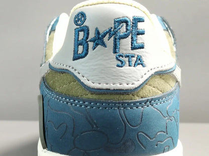 BAPE SK8 STA sneakers army green streetwear premium casual stylish shoes