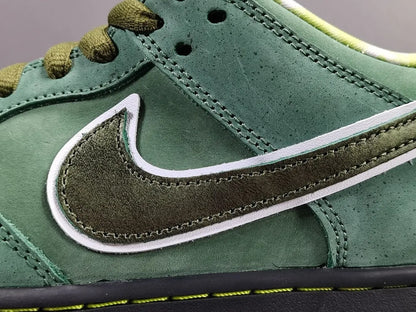 Nike SB Dunk x Concepts Green Lobster sneaker with green tones details