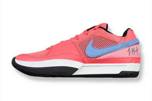 Nike Ja 1 x Fuel basketball sneakers in bold limited edition colorway, lightweight performance shoes with Zoom Air cushioning