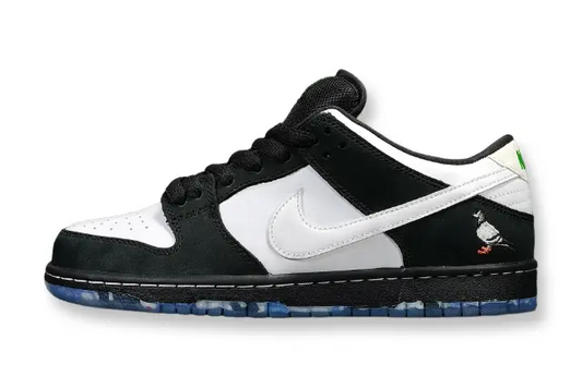Nike SB Dunk x Staple Panda Pigeon limited edition black white sneakers
