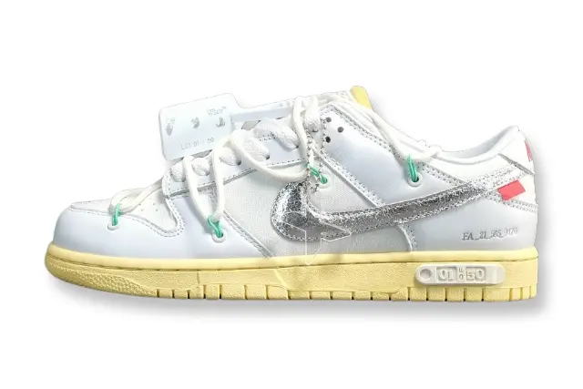 Nike Dunk Off White Lot 01 limited edition sneakers premium streetwear collaboration
