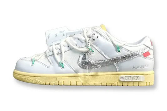 Nike Dunk Off White Lot 01 limited edition sneakers premium streetwear collaboration
