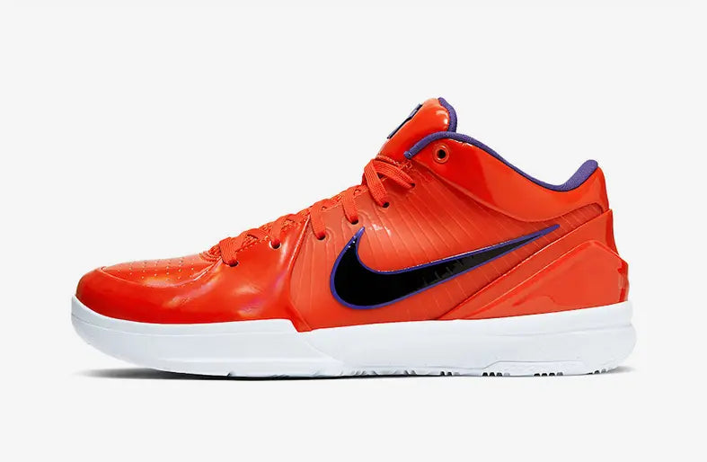 NIKE Kobe 4 Protro x UNDEFEATED Phoenix Suns basketball sneaker, low-top design