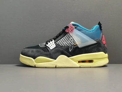 Air Jordan 4 Union Off Noir black beige sneakers premium men's shoes
