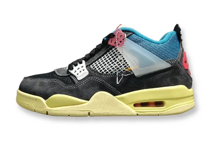 Air Jordan 4 Union Off Noir black beige sneakers premium men's shoes
