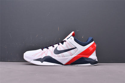 Nike Kobe 7 USA Olympic basketball shoes red, white, and blue patriotic design
