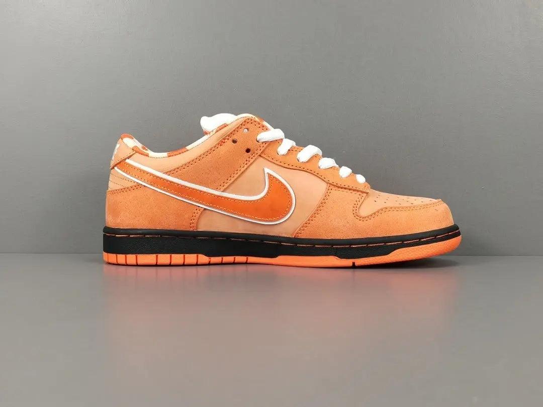 Nike SB Dunk x Concepts Orange Lobster premium suede and leather sneaker