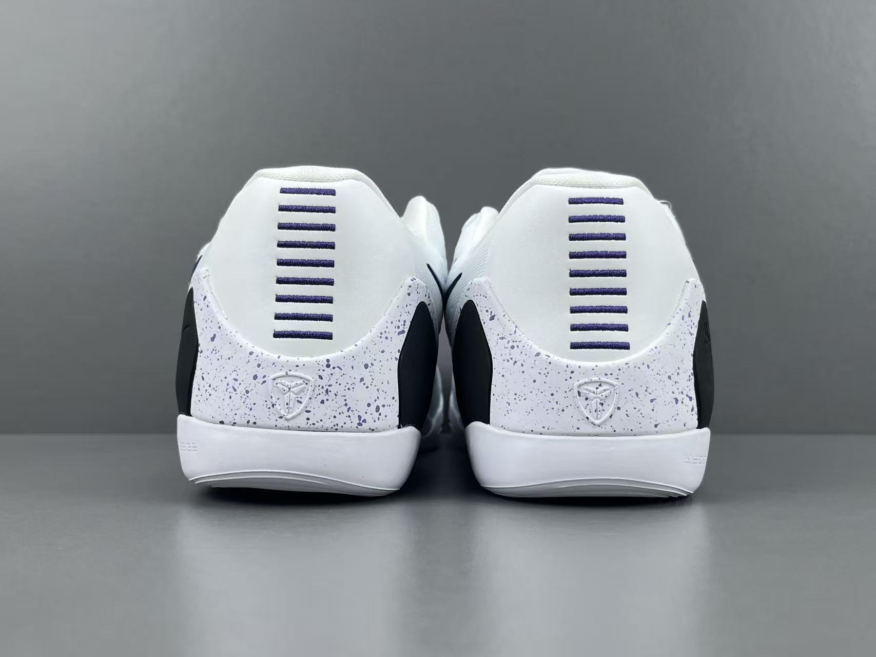 Nike Kobe 9 Elite Low EM White Court Purple basketball shoes mens sneakers