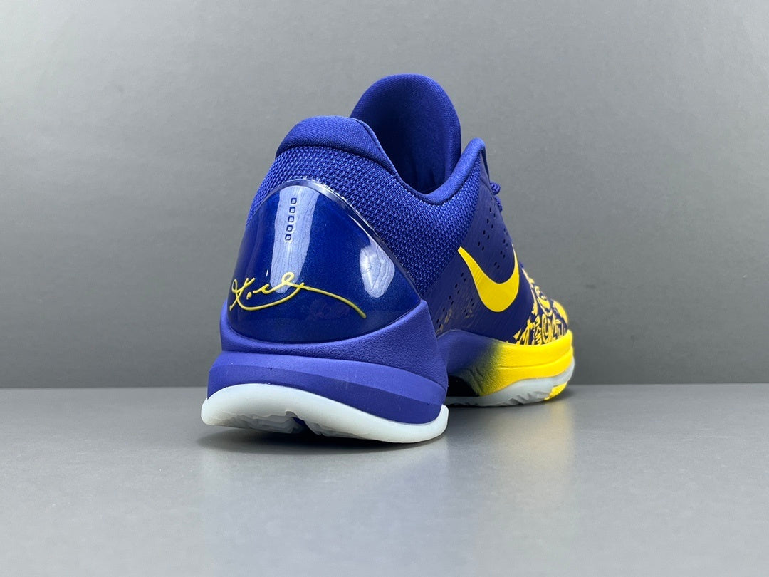 Nike Kobe 5 Protro x 5 Rings basketball shoes with championship-inspired design
