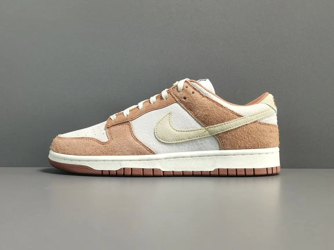 Nike Dunk Low Medium Curry sail leather suede sneakers lifestyle streetwear premium
