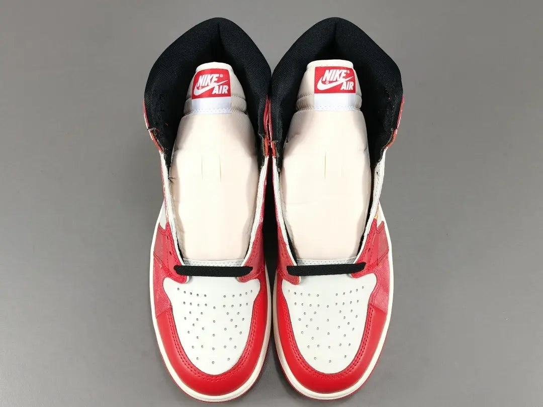 Air Jordan 1 High OG Spider-Man side view red blue black leather sneaker