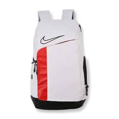 NIKE ELITE PRO BASKETBALL BACKPACK WHITE AND RED