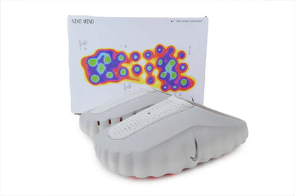 Nike Mind 001 Slide Light Smoke Grey detail premium materials cushioned strap lightweight comfortable Nike slides