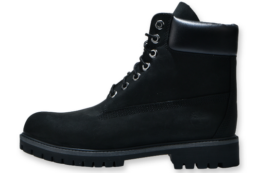 Timberland 6 inch premium waterproof black leather boot for men durable winter