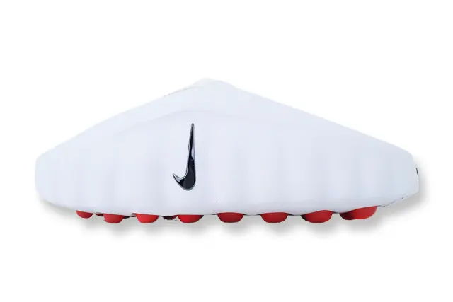 Nike Mind 001 Slide white Speed Red comfortable lightweight casual slides
