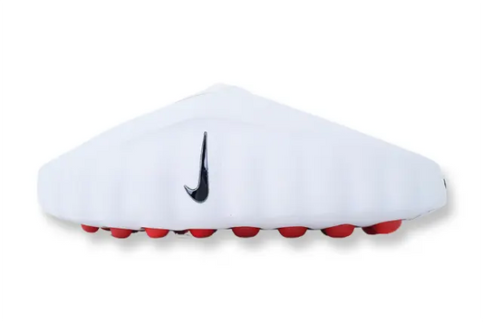 Nike Mind 001 Slide white Speed Red comfortable lightweight casual slides
