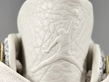 Air Jordan 4 Snakeskin sneakers side view luxury textured retro basketball shoes