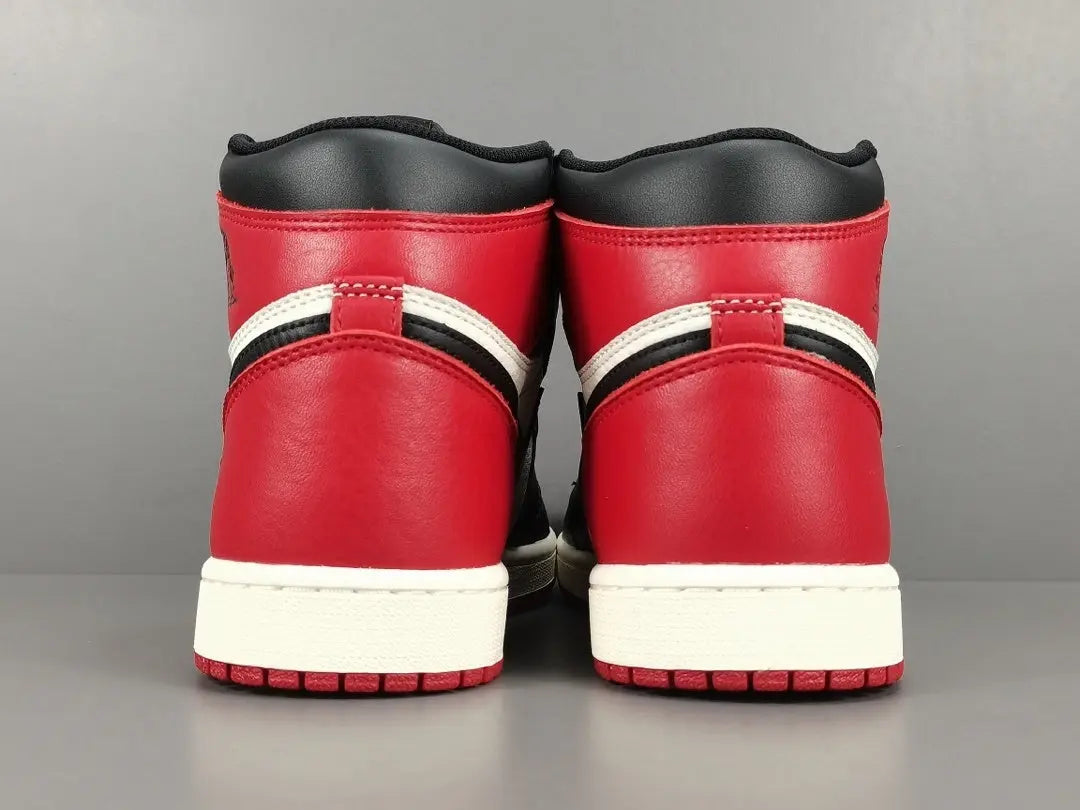 Air Jordan 1 Retro High Bred Toe red black white sneaker
