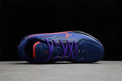 Nike Air Zoom GT Cut Blue Void Purple Red basketball shoes with Zoom Air cushioning