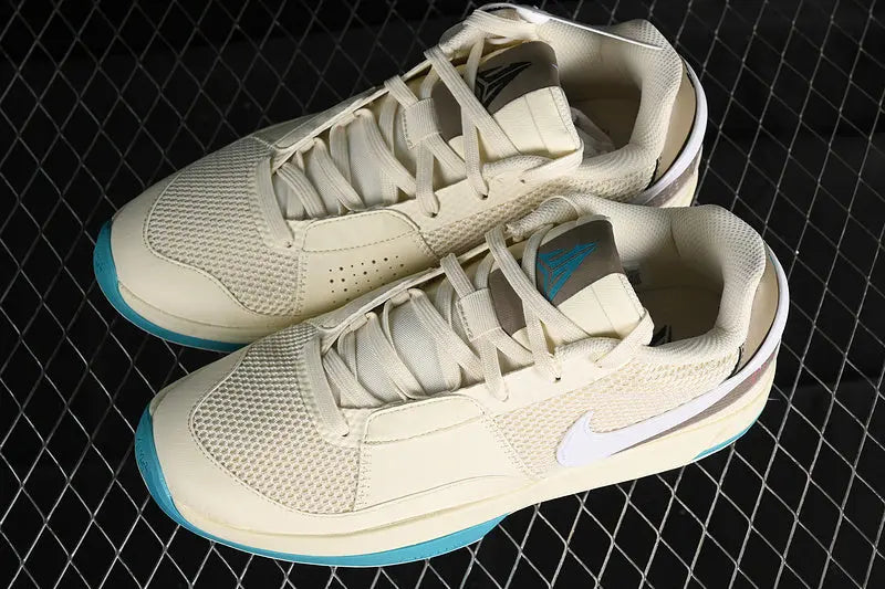 nike ja 1 x seasonal basketball shoes side view with versatile seasonal colorway design