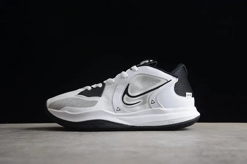 Nike Kyrie 5 Low White Wolf Grey Black men's basketball shoes sneakers