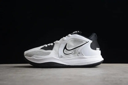 Nike Kyrie 5 Low White Wolf Grey Black men's basketball shoes sneakers