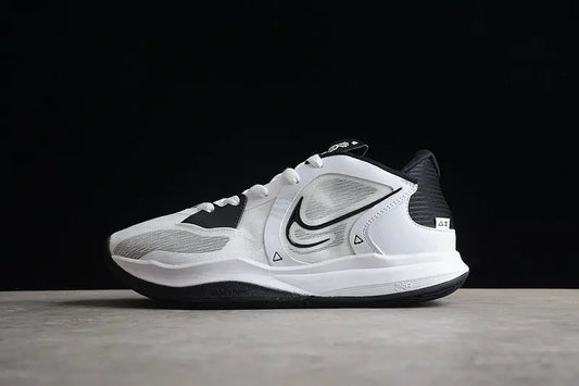 Nike Kyrie 5 Low White Wolf Grey Black men's basketball shoes sneakers