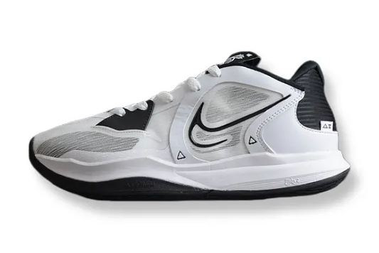 Nike Kyrie 5 Low White Wolf Grey Black men's basketball shoes sneakers