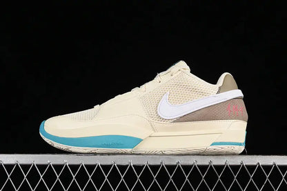 nike ja 1 x seasonal basketball shoes side view with versatile seasonal colorway design