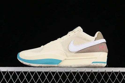 nike ja 1 x seasonal basketball shoes side view with versatile seasonal colorway design