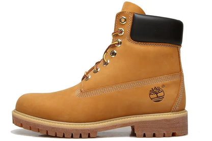 Timberland 6 inch premium waterproof wheat leather work boot for men durable
