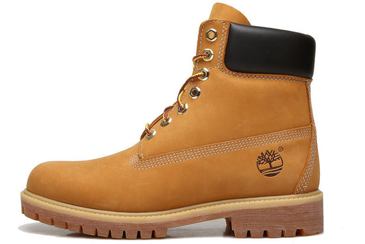 Timberland 6 inch premium waterproof wheat leather work boot for men durable
