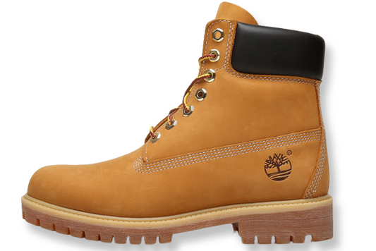 Timberland 6 inch premium waterproof wheat leather work boot for men durable

