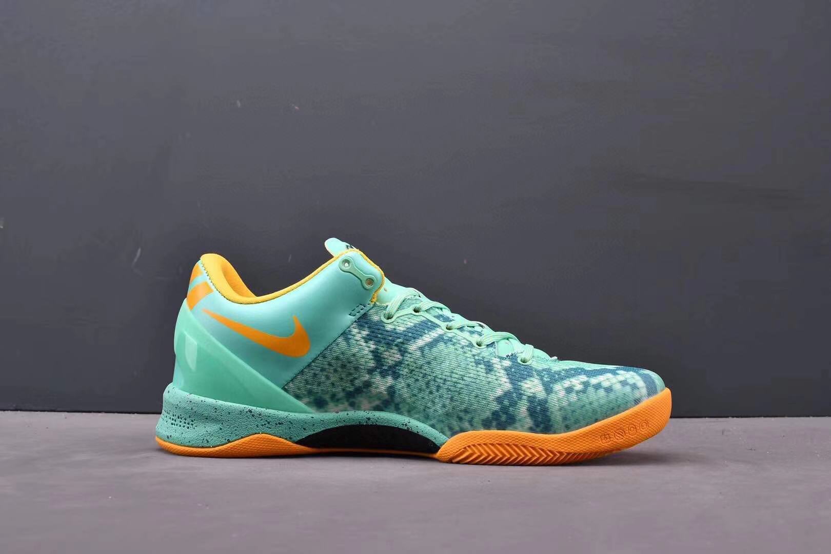 Nike Kobe 8 Green Glow Laser Orange basketball shoes mens performance sneakers
